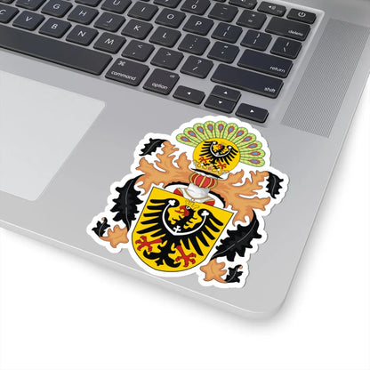 Coat of arms of Austrian Silesia (Czech Republic) (Coat of Arms) STICKER Vinyl Kiss-Cut Decal - The Sticker Space