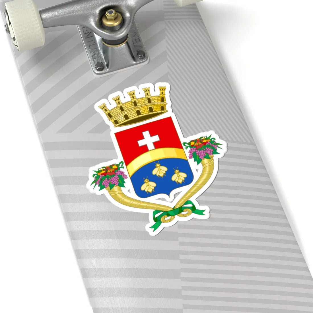 Coat of arms of Avola (Italy) (Coat of Arms) STICKER Vinyl Kiss-Cut Decal - The Sticker Space