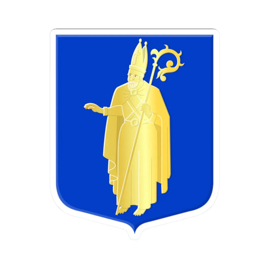 Coat of arms of Baarn (Netherlands) (Coat of Arms) STICKER Vinyl Kiss-Cut Decal 2 Inch White - The Sticker Space