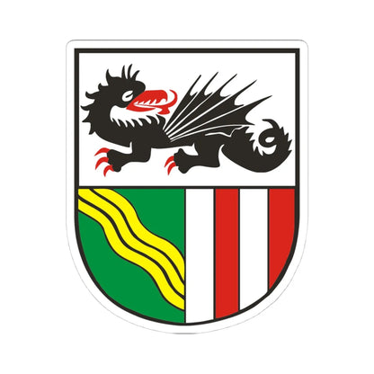 Coat of Arms of Bad Goisern (Austria) (Coat of Arms) STICKER Vinyl Kiss-Cut Decal 4 Inch White - The Sticker Space
