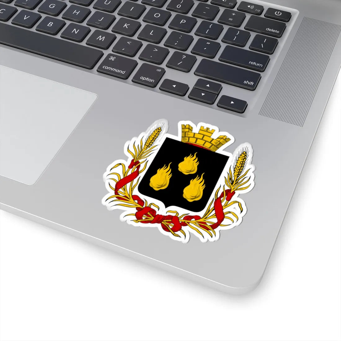 Coat of arms of Baku 1883 (Russia) (Coat of Arms) STICKER Vinyl Kiss-Cut Decal - The Sticker Space