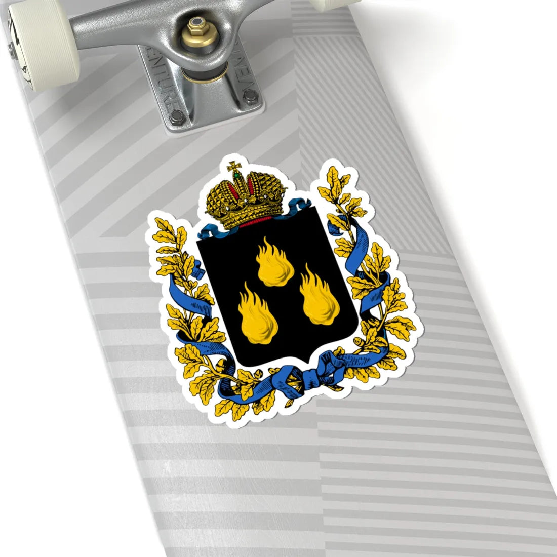 Coat of arms of Baku Governorate 1883 (Russia) (Coat of Arms) STICKER Vinyl Kiss-Cut Decal - The Sticker Space