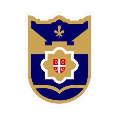 Coat of arms of Banja Luka (Bosnia and Herzegovina) (Coat of Arms) STICKER Vinyl Kiss-Cut Decal 2 Inch White - The Sticker Space