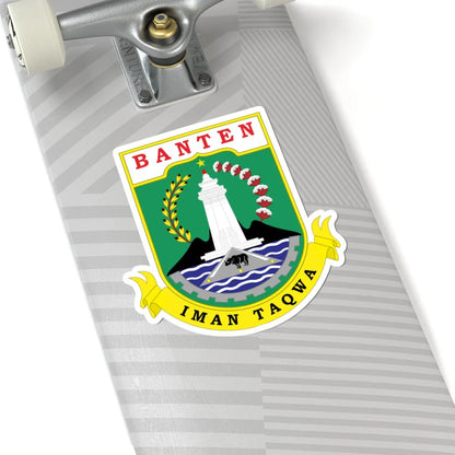 Coat of arms of Banten (Indonesia) (Coat of Arms) STICKER Vinyl Kiss-Cut Decal - The Sticker Space
