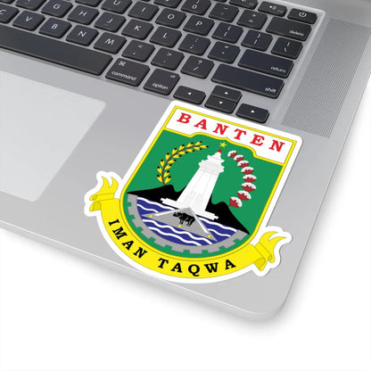 Coat of arms of Banten (Indonesia) (Coat of Arms) STICKER Vinyl Kiss-Cut Decal - The Sticker Space