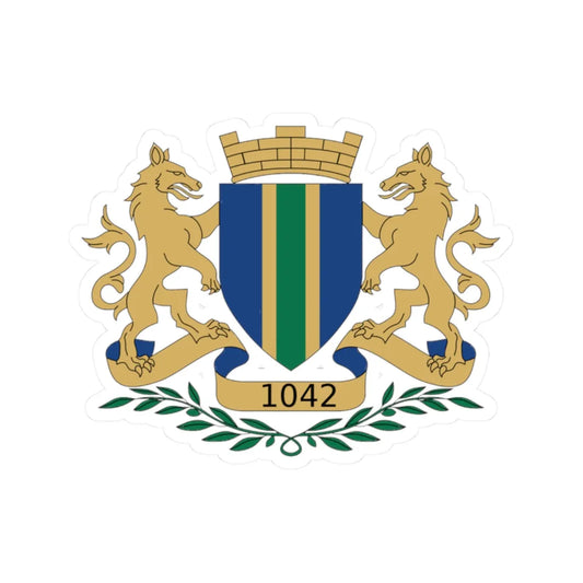 Coat of Arms of Bar Montenegro (Montenegro) (Coat of Arms) STICKER Vinyl Kiss-Cut Decal 2 Inch White - The Sticker Space