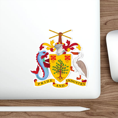 Coat of arms of Barbados STICKER Vinyl Die-Cut Decal-The Sticker Space