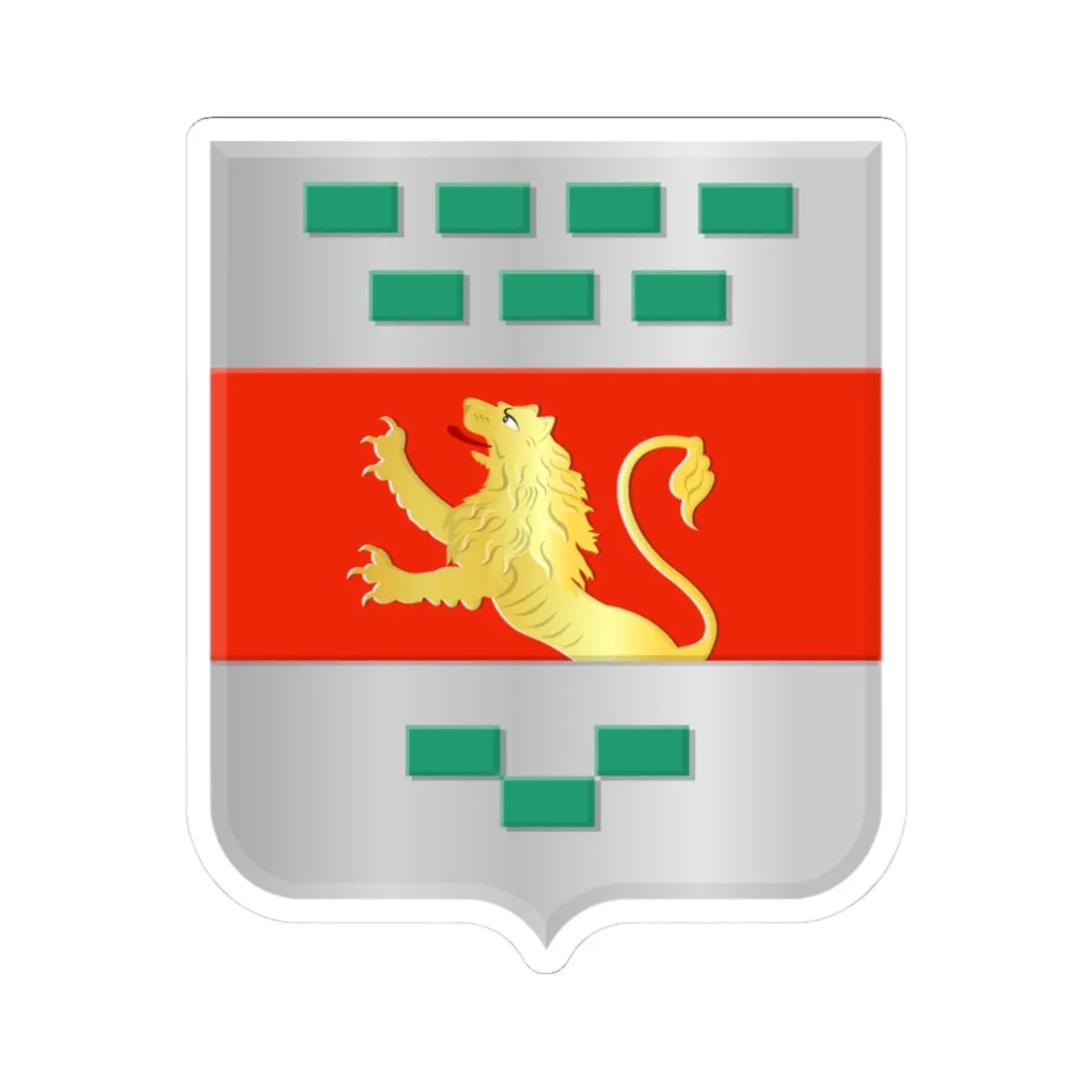 Coat of arms of Barendrecht (Netherlands) (Coat of Arms) STICKER Vinyl Kiss-Cut Decal 3 Inch White - The Sticker Space