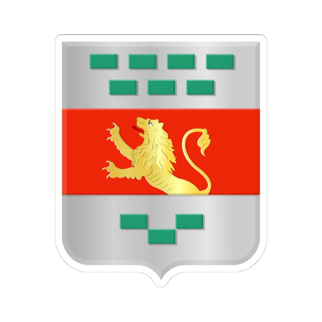 Coat of arms of Barendrecht (Netherlands) (Coat of Arms) STICKER Vinyl Kiss-Cut Decal 4 Inch White - The Sticker Space