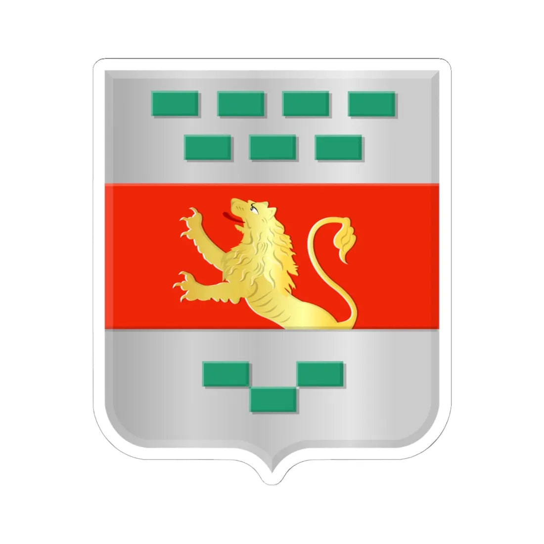 Coat of arms of Barendrecht (Netherlands) (Coat of Arms) STICKER Vinyl Kiss-Cut Decal 6 Inch White - The Sticker Space