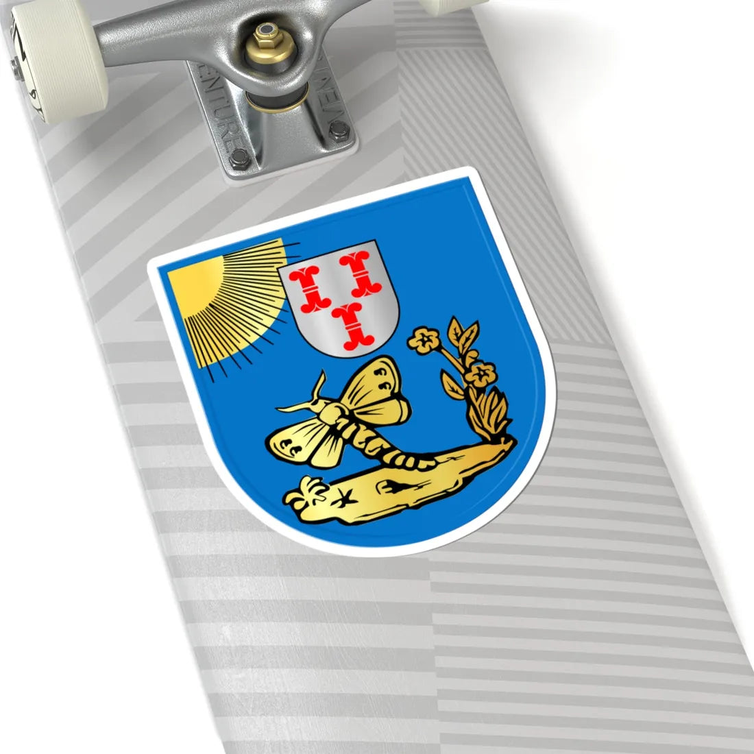 Coat of arms of Barneveld (Netherlands) (Coat of Arms) STICKER Vinyl Kiss-Cut Decal - The Sticker Space