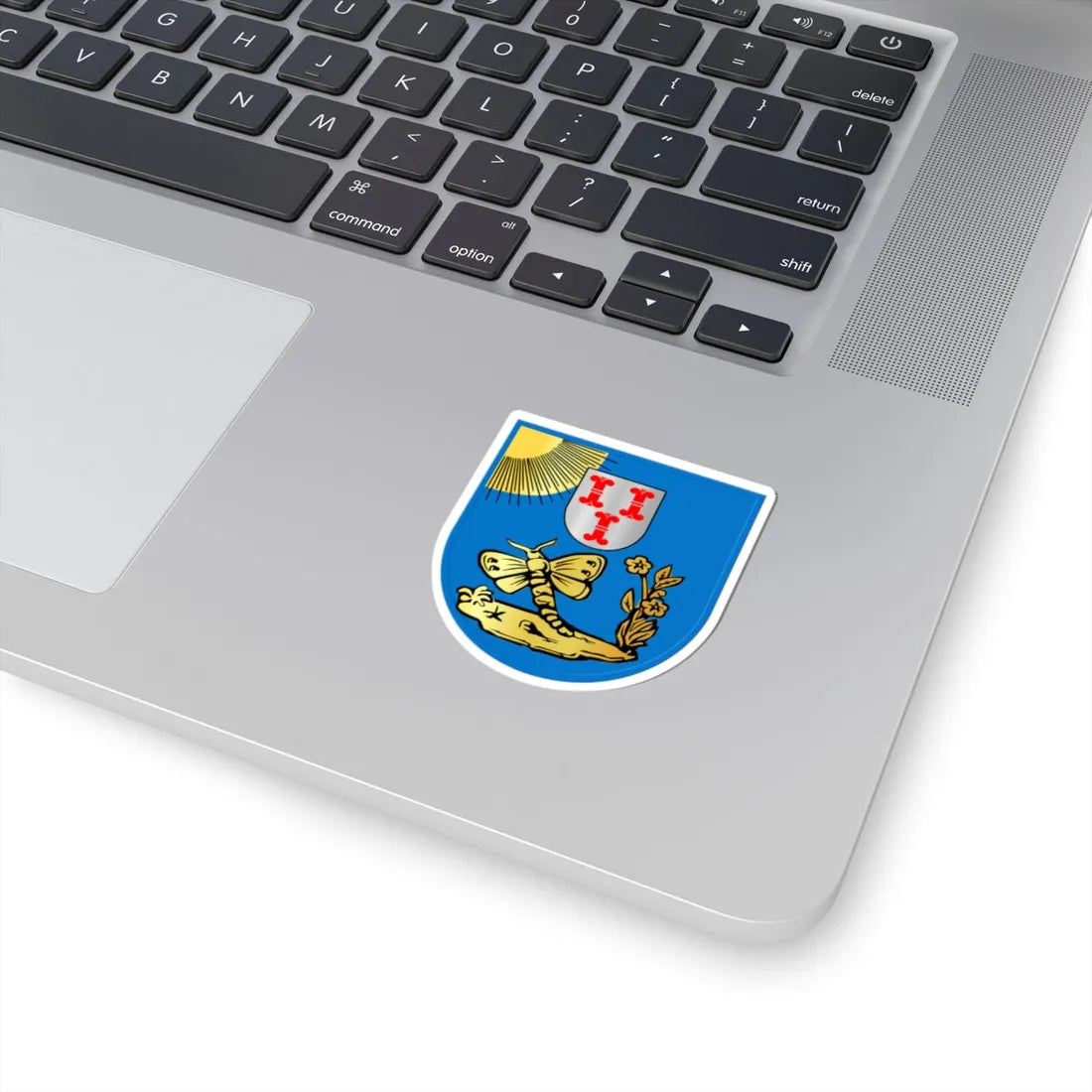 Coat of arms of Barneveld (Netherlands) (Coat of Arms) STICKER Vinyl Kiss-Cut Decal - The Sticker Space