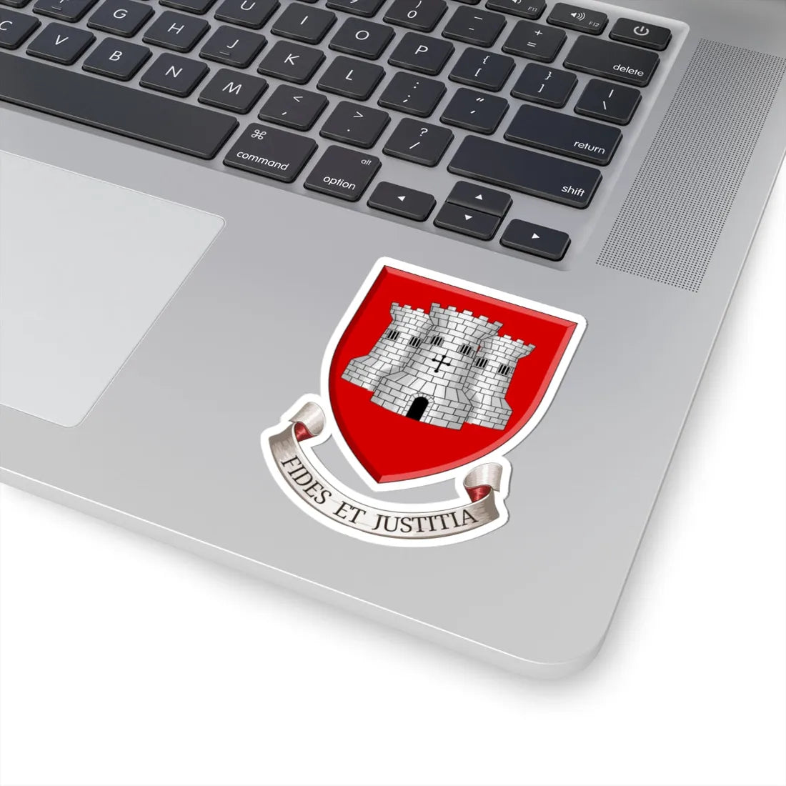 Coat of arms of Barnstaple Town Council (England) (Coat of Arms) STICKER Vinyl Kiss-Cut Decal - The Sticker Space