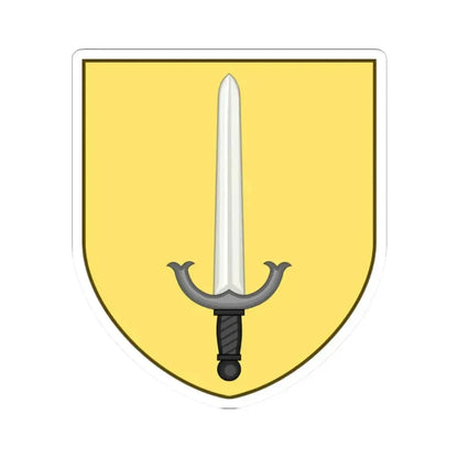 Coat of arms of Barrington Rhode Island (United States) STICKER Vinyl Kiss-Cut Decal 2 Inch White - The Sticker Space