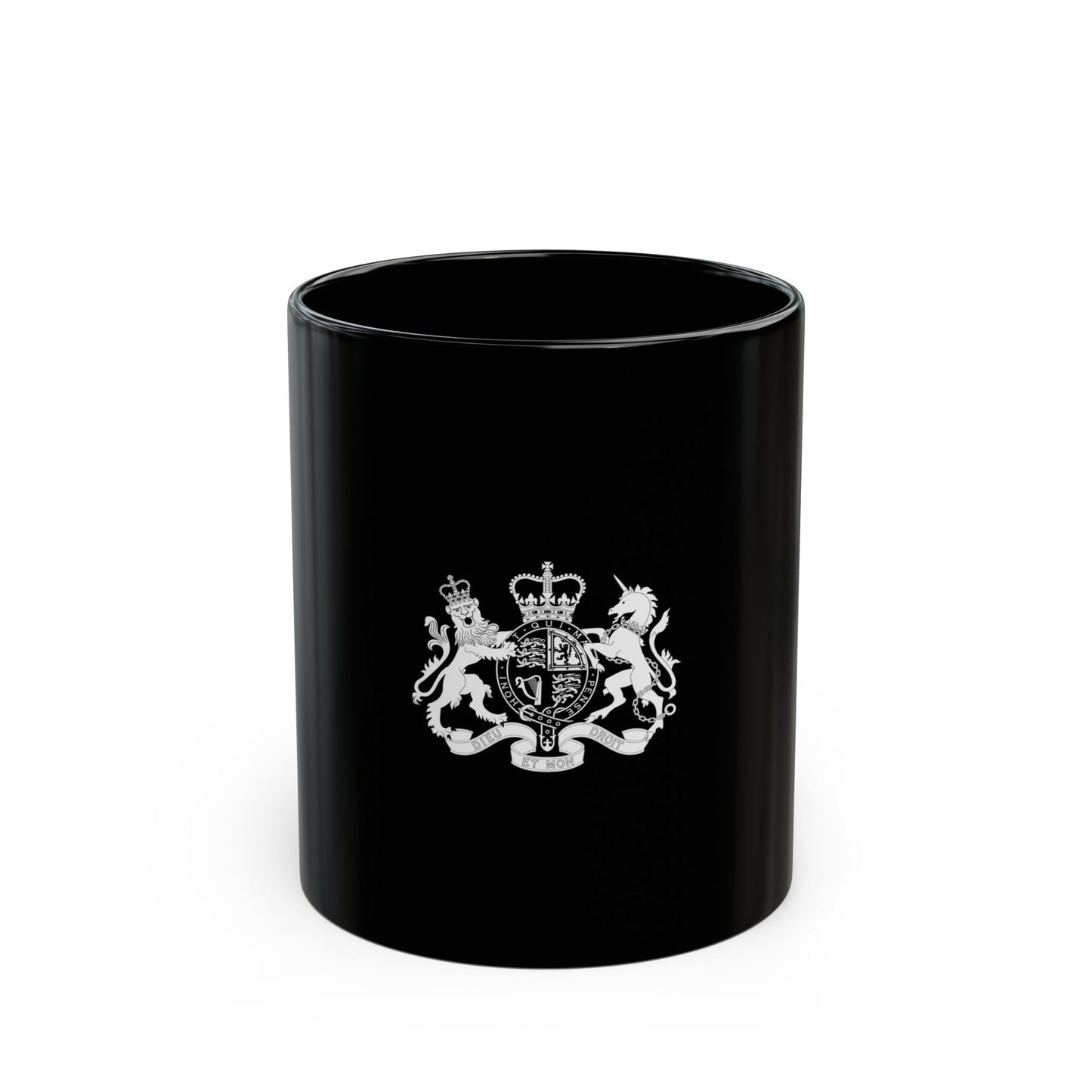 Coat of arms of Bechuanaland Protectorate - Black Coffee Mug-11oz-The Sticker Space