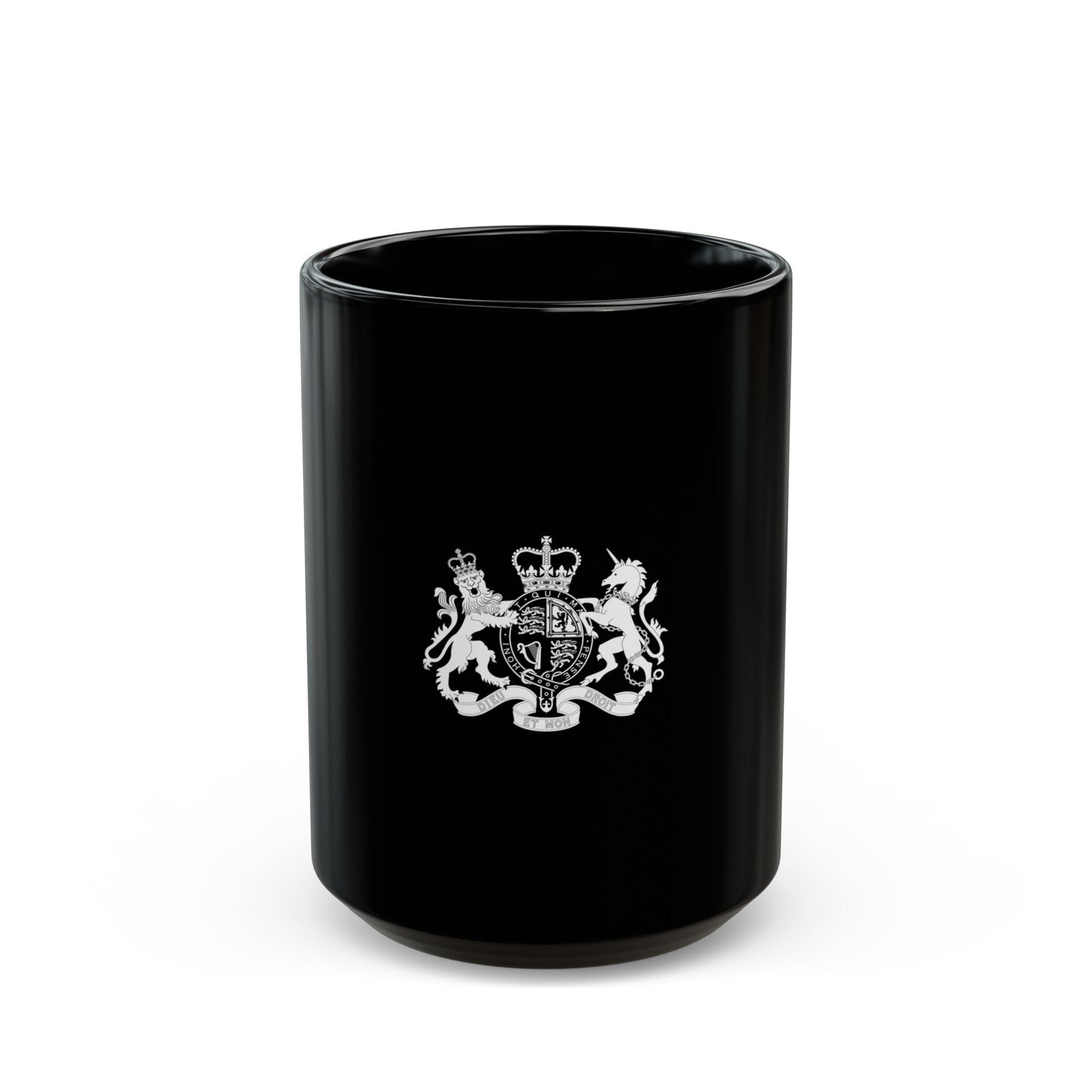 Coat of arms of Bechuanaland Protectorate - Black Coffee Mug-15oz-The Sticker Space