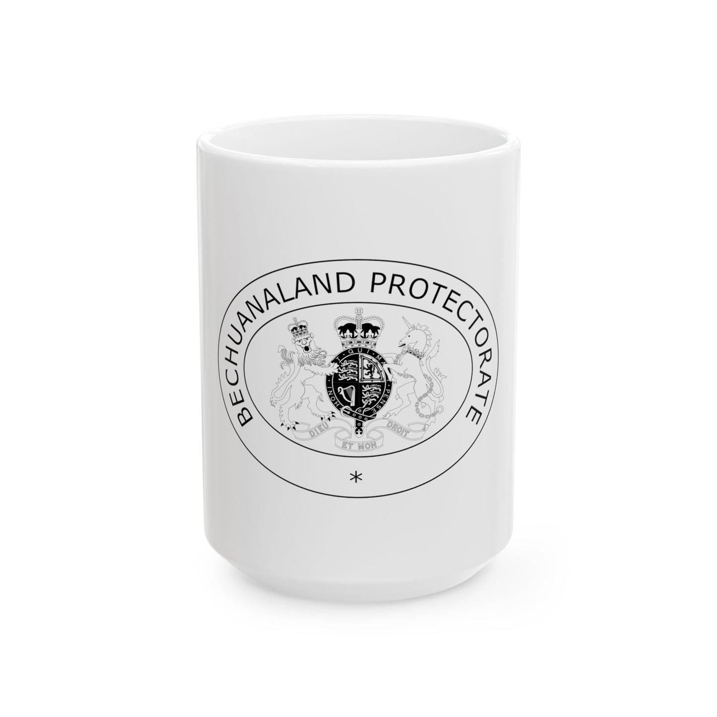 Coat of arms of Bechuanaland Protectorate - White Coffee Mug