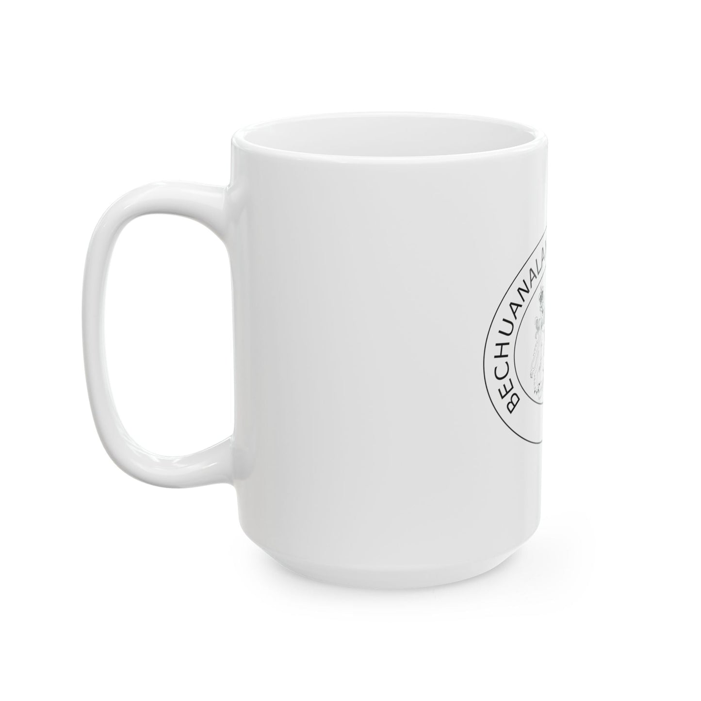 Coat of arms of Bechuanaland Protectorate - White Coffee Mug