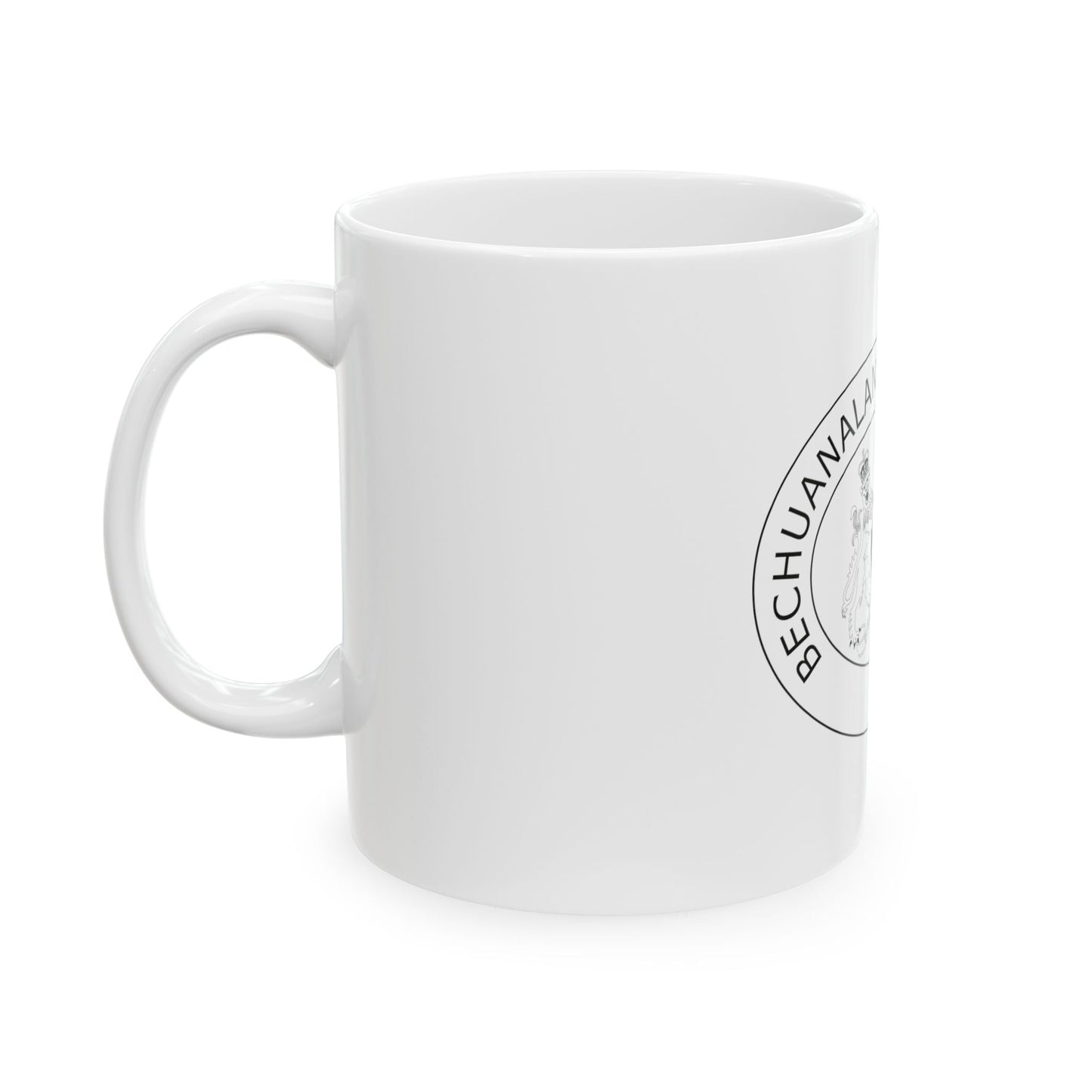 Coat of arms of Bechuanaland Protectorate - White Coffee Mug