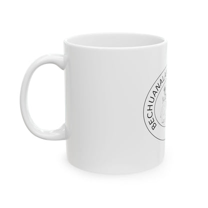 Coat of arms of Bechuanaland Protectorate - White Coffee Mug