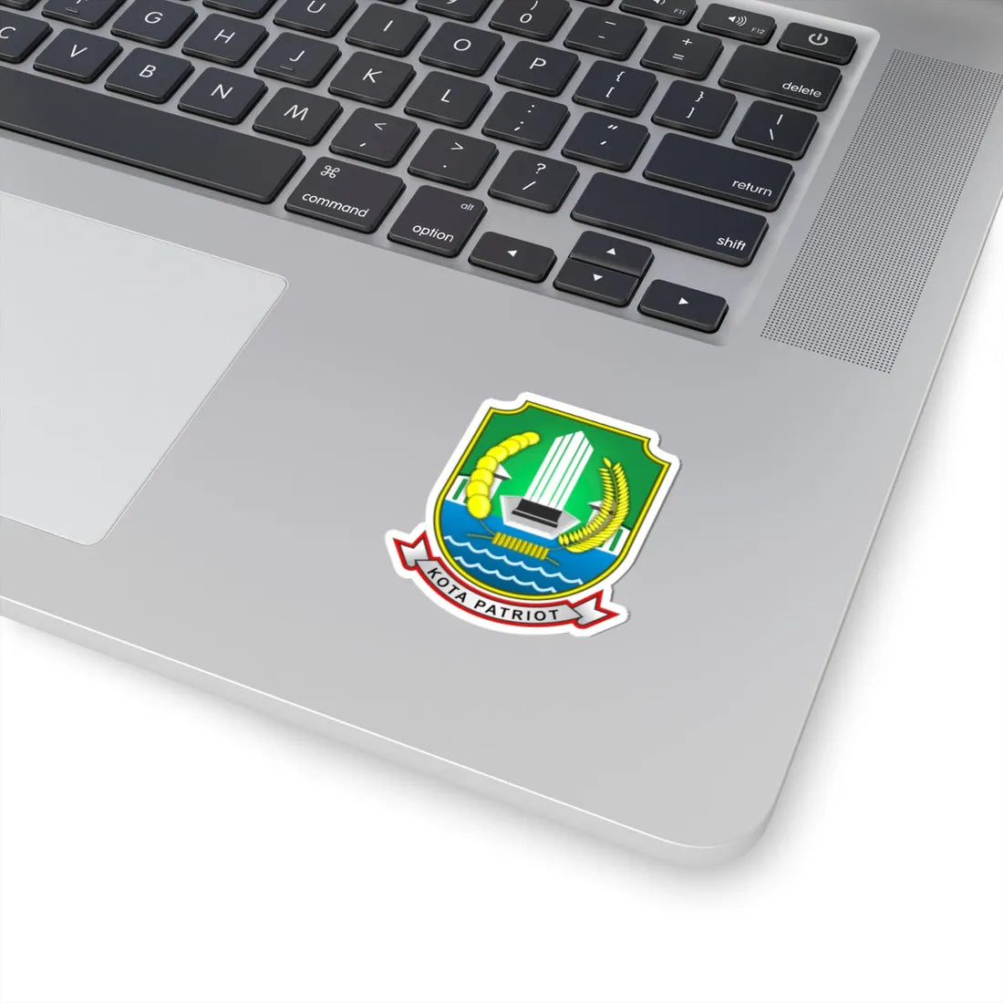 Coat of arms of Bekasi (Indonesia) (Coat of Arms) STICKER Vinyl Kiss-Cut Decal - The Sticker Space