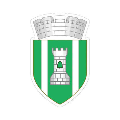 Coat of arms of Bel Air Maryland (United States) (Coat of Arms) STICKER Vinyl Kiss-Cut Decal 6 Inch White - The Sticker Space