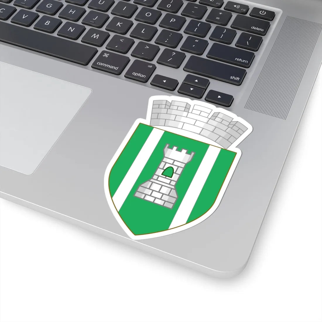 Coat of arms of Bel Air Maryland (United States) (Coat of Arms) STICKER Vinyl Kiss-Cut Decal - The Sticker Space