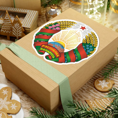 Coat of arms of Belarus 2020present (Belarus) (Coat of Arms) STICKER Vinyl Kiss-Cut Decal - The Sticker Space