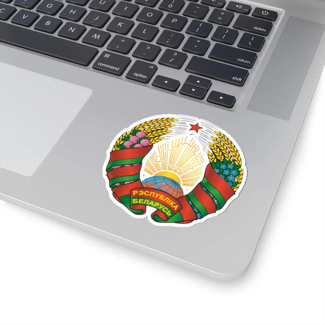 Coat of arms of Belarus 2020present (Belarus) (Coat of Arms) STICKER Vinyl Kiss-Cut Decal - The Sticker Space