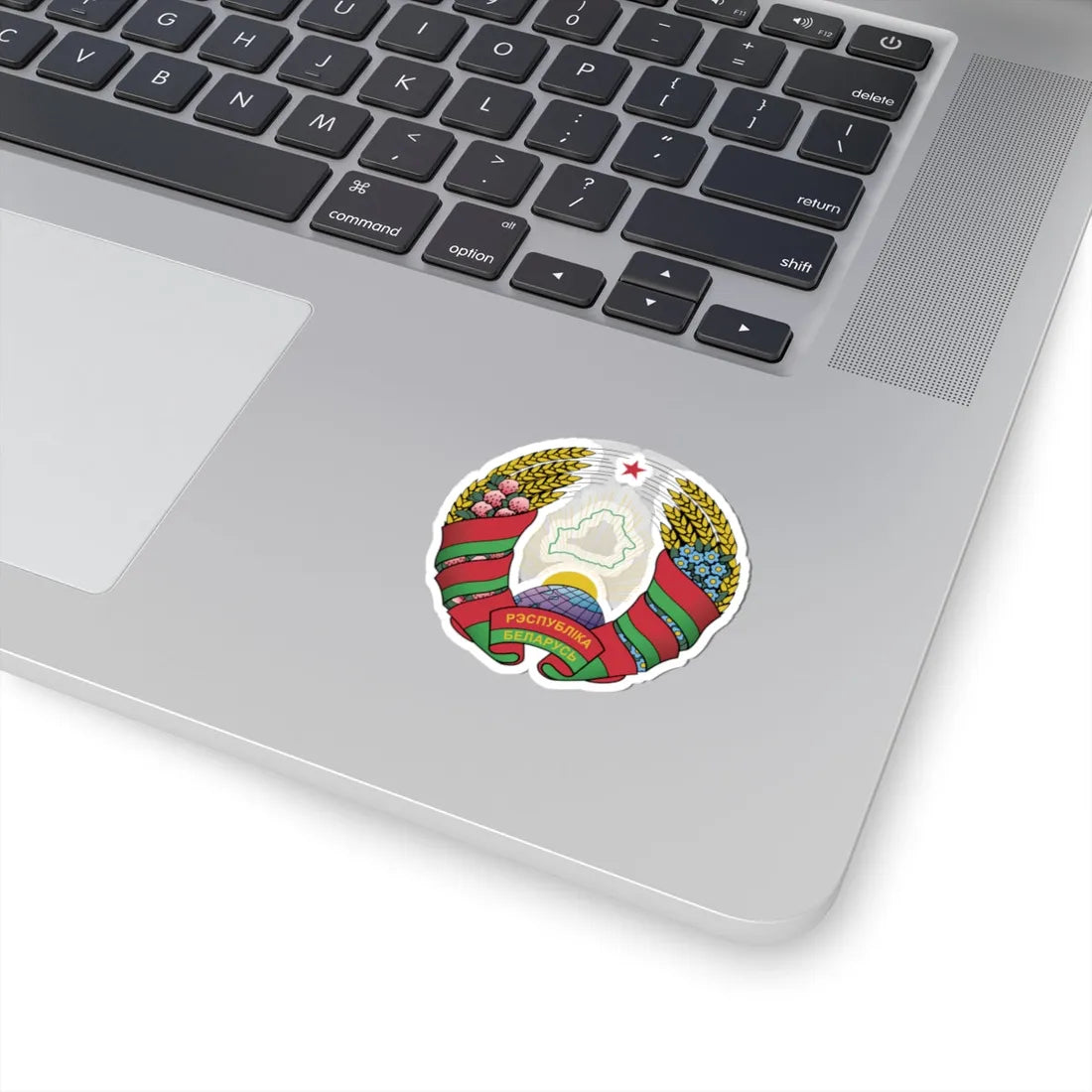 Coat of arms of Belarus (Belarus) (Coat of Arms) STICKER Vinyl Kiss-Cut Decal - The Sticker Space