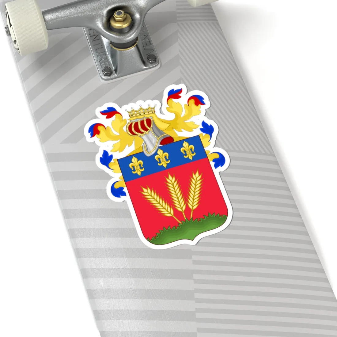 Coat of Arms of Belgrano (Argentina) (Coat of Arms) STICKER Vinyl Kiss-Cut Decal - The Sticker Space