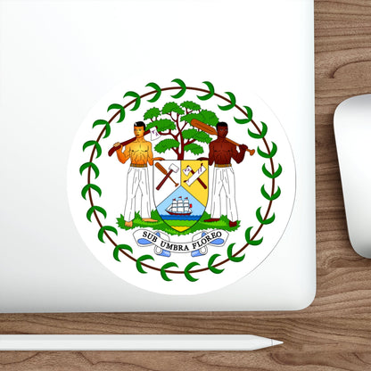 Coat of arms of Belize (1981-2019) STICKER Vinyl Die-Cut Decal-The Sticker Space