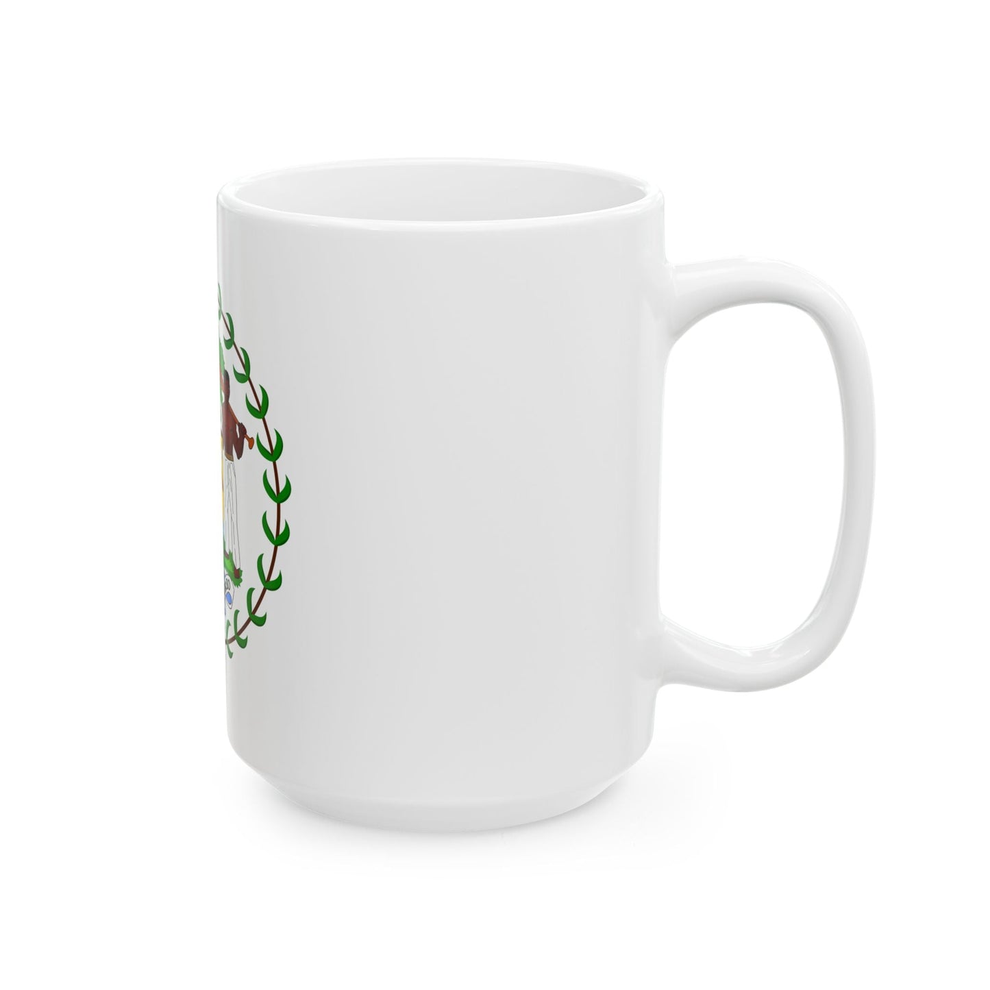 Coat of arms of Belize (1981-2019) - White Coffee Mug