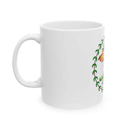 Coat of arms of Belize (1981-2019) - White Coffee Mug