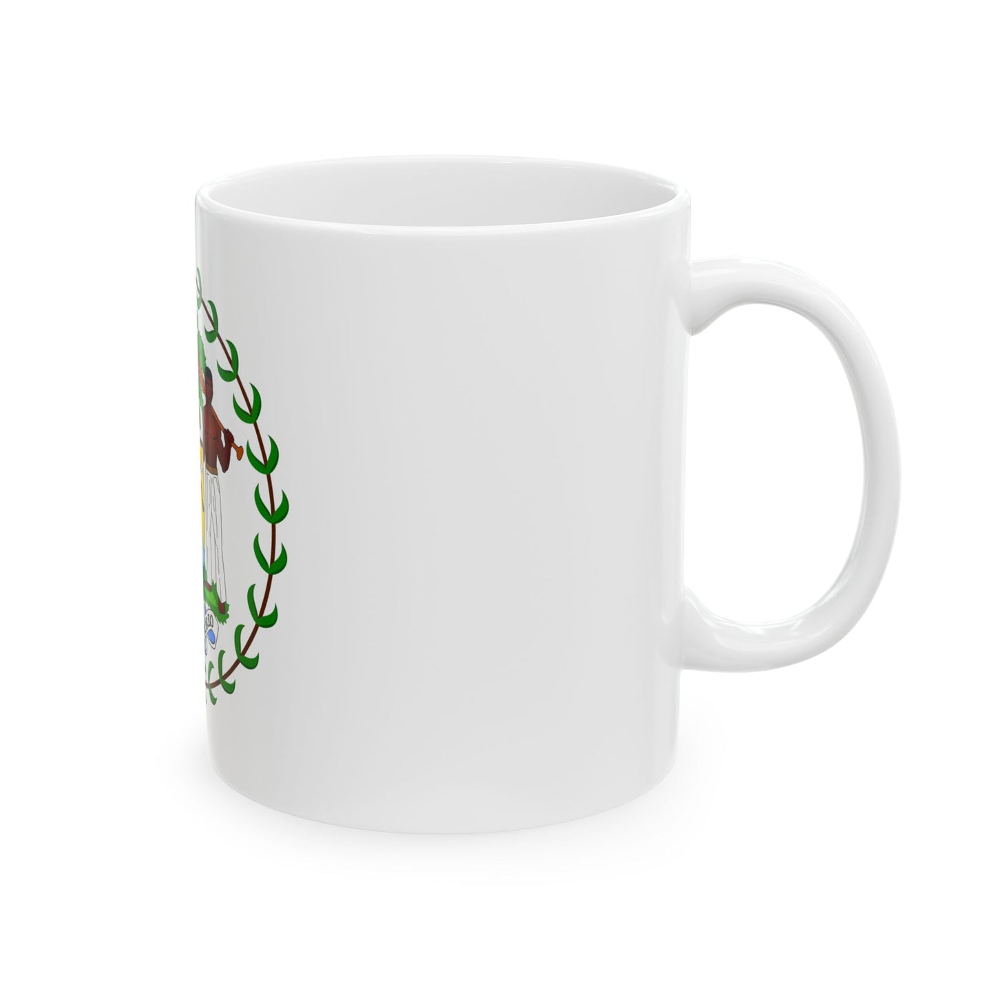 Coat of arms of Belize (1981-2019) - White Coffee Mug