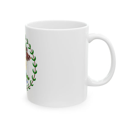 Coat of arms of Belize (1981-2019) - White Coffee Mug