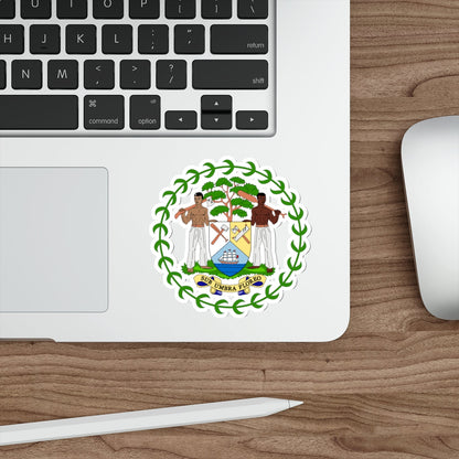 Coat of arms of Belize STICKER Vinyl Die-Cut Decal-The Sticker Space