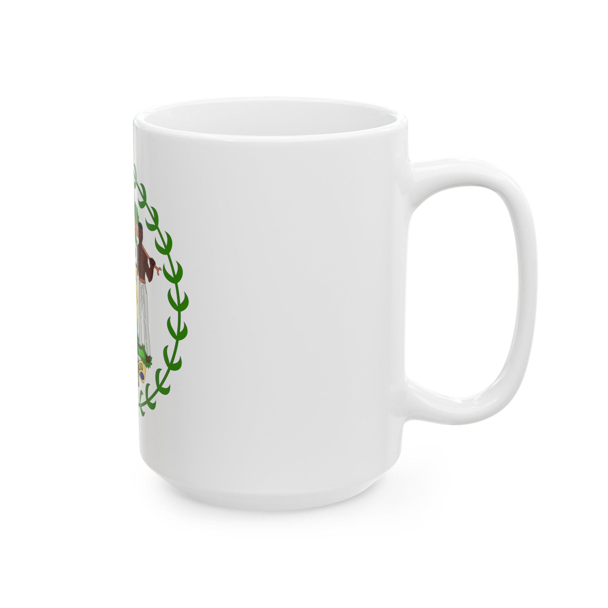 Coat of arms of Belize - White Coffee Mug-The Sticker Space