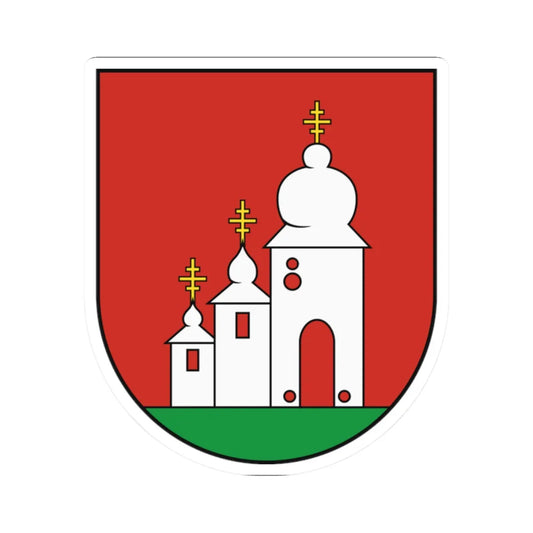 Coat of Arms of Beloveža (Slovakia) (Coat of Arms) STICKER Vinyl Kiss-Cut Decal 2 Inch White - The Sticker Space