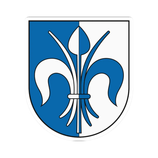 Coat of Arms of Beluša (Slovakia) (Coat of Arms) STICKER Vinyl Kiss-Cut Decal 2 Inch White - The Sticker Space