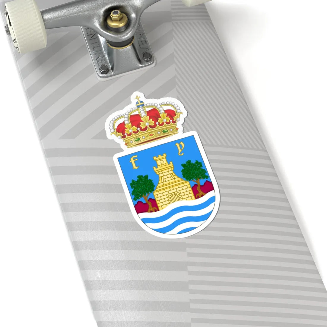 Coat of Arms of Benalmádena (Spain) (Coat of Arms) STICKER Vinyl Kiss-Cut Decal - The Sticker Space
