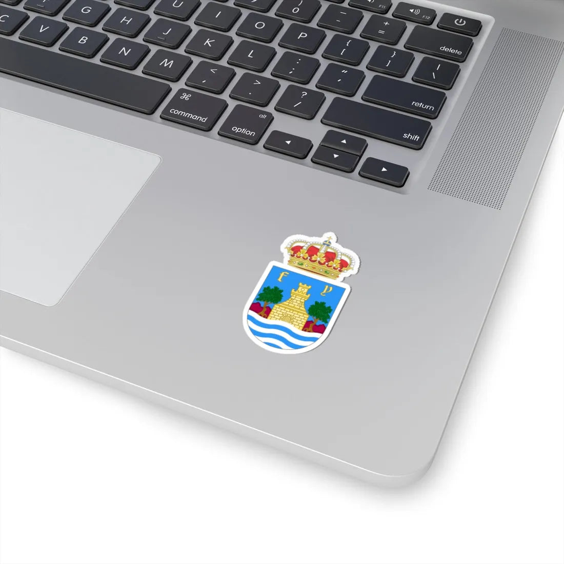 Coat of Arms of Benalmádena (Spain) (Coat of Arms) STICKER Vinyl Kiss-Cut Decal - The Sticker Space