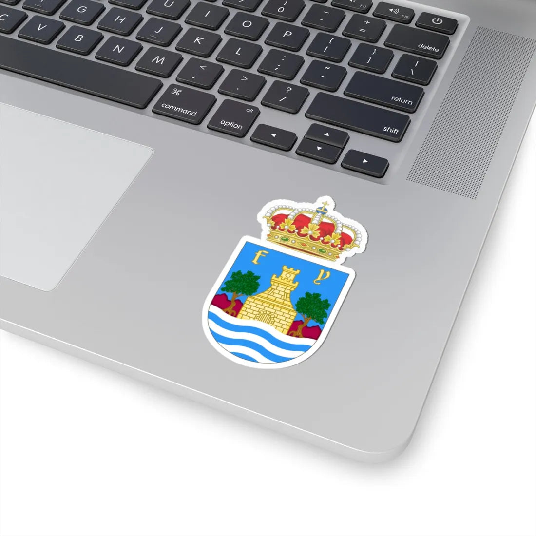 Coat of Arms of Benalmádena (Spain) (Coat of Arms) STICKER Vinyl Kiss-Cut Decal - The Sticker Space