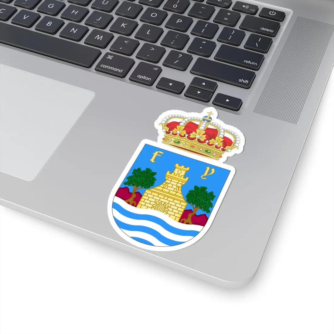 Coat of Arms of Benalmádena (Spain) (Coat of Arms) STICKER Vinyl Kiss-Cut Decal - The Sticker Space