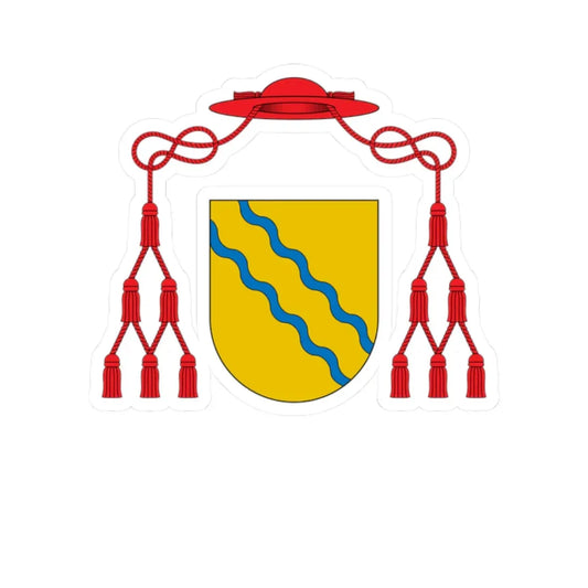Coat of arms of Benedetto Caetani-pope (Italy) (Coat of Arms) STICKER Vinyl Kiss-Cut Decal 2 Inch White - The Sticker Space