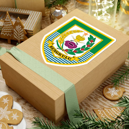 Coat of arms of Bengkulu (Indonesia) (Coat of Arms) STICKER Vinyl Kiss-Cut Decal - The Sticker Space