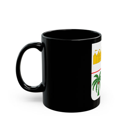 Coat of arms of Benin 2 - Black Coffee Mug-The Sticker Space