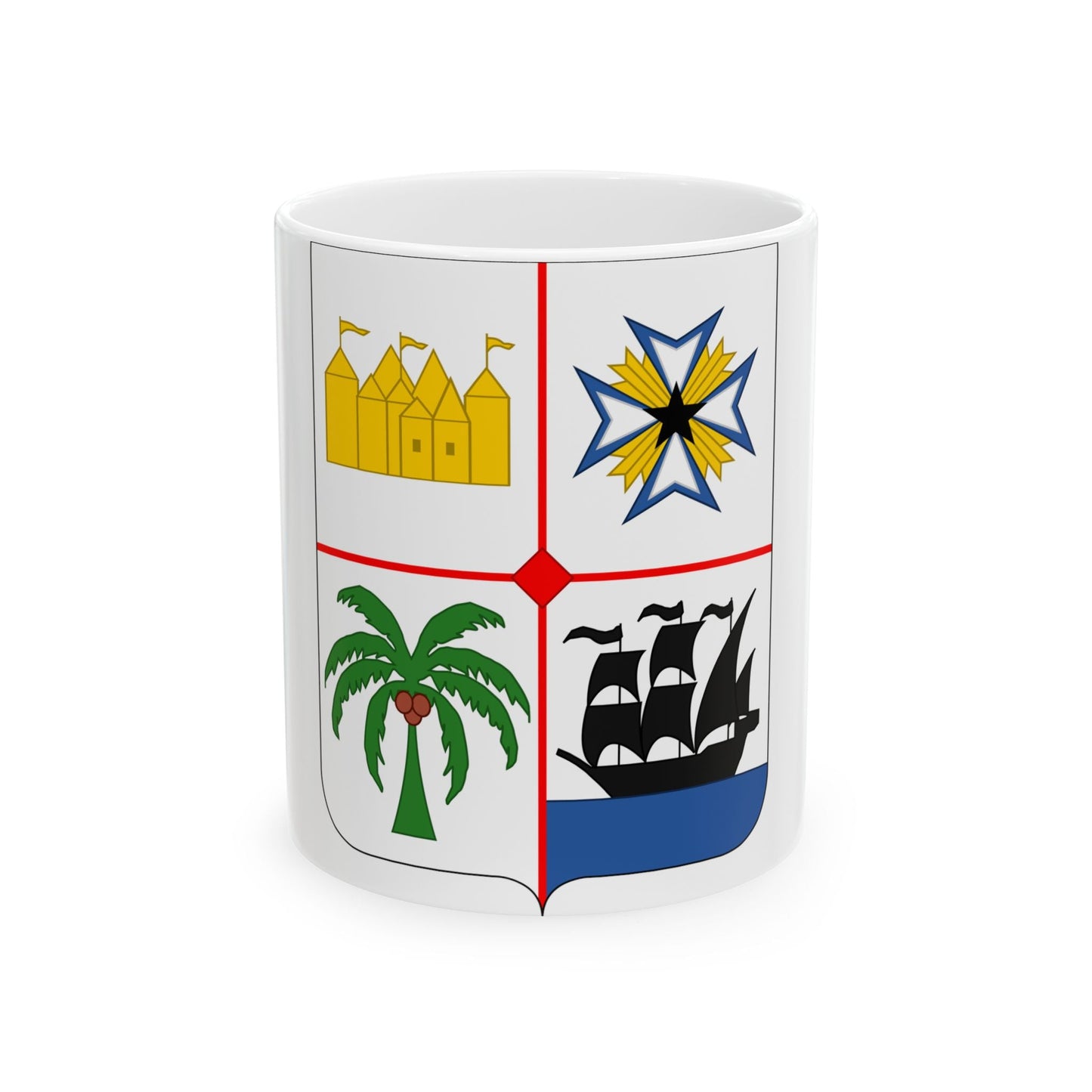 Coat of arms of Benin 2 - White Coffee Mug