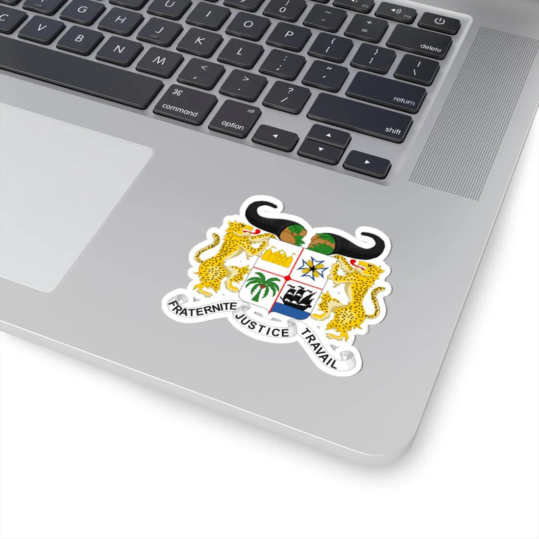 Coat of arms of Benin - STICKER Vinyl Kiss-Cut Decal - The Sticker Space