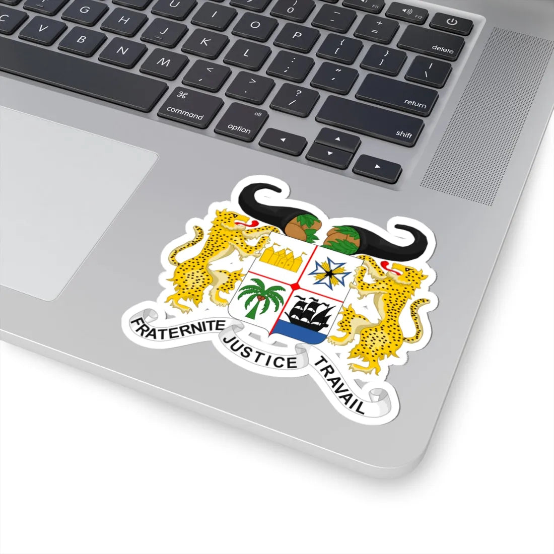 Coat of arms of Benin - STICKER Vinyl Kiss-Cut Decal - The Sticker Space